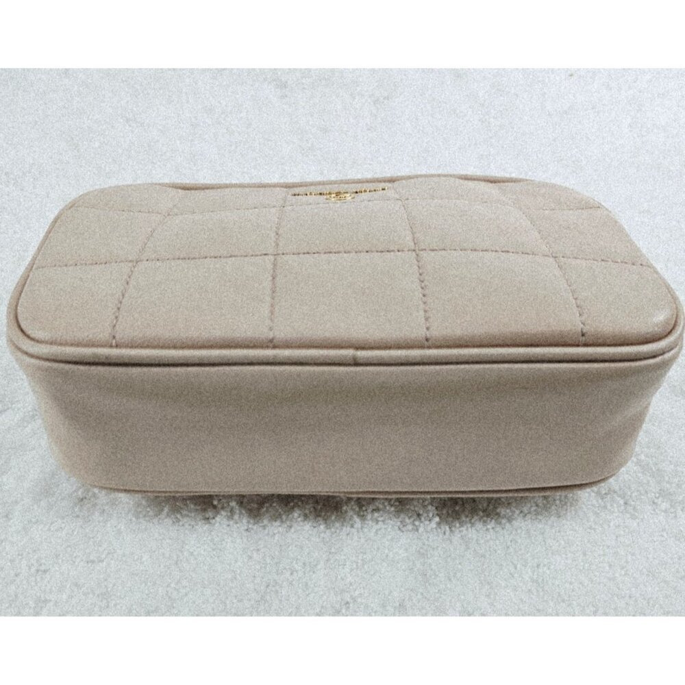 MICHAEL KORS Pale Blush Smooth Leather Jet Set Double Zip Small Camera Bag - Picture 9 of 16